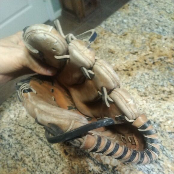 Rare Dudley Baseball Softball Spalding DSG5 12.5" Leather Left Hand Throw Glove - Picture 7 of 12